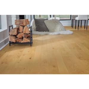 Celestial Sky Natural Oak 0.37 in. T x 5 in. W Wirebrushed Engineered Hardwood Flooring (29.53 sq. ft./case)