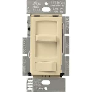 Skylark Contour Dimmer Switch for Electronic Low-Voltage, 300-Watt/Single-Pole or 3-Way, Ivory (CTELV-303P-IV)