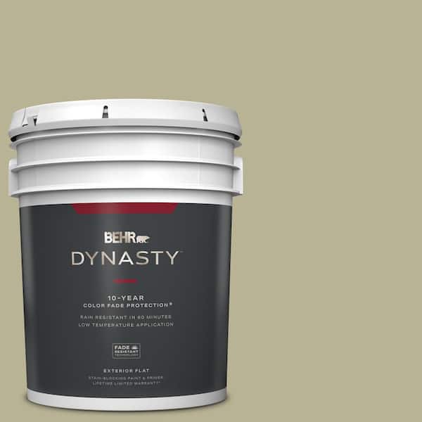 BEHR DYNASTY 5 gal. #PPU9-09 Seedling Flat Exterior Stain-Blocking Paint & Primer