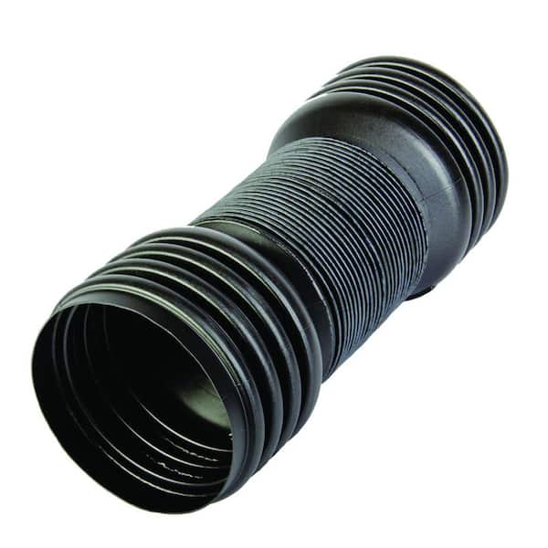 Photo 1 of 4 in. x 24 in. Polypropylene Solid Connector/Repair Drain Pipe 2 Pack 