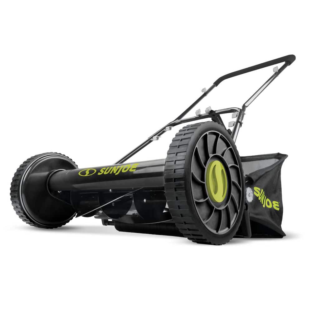 Sun Joe Mow Joe 16 in. Manual Push Walk Behind Reel Mower with