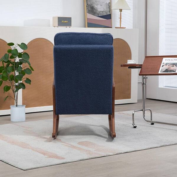 Misopily 2 in 1 Navy Blue Wood Convertible Indoor/Outdoor