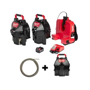 M18 FUEL Cordless Drain Cleaning 1/2 in. Switch Pack Sectional Drum System Kit W/ Bonus 1/2 in. x 50 ft. Cable & Drum