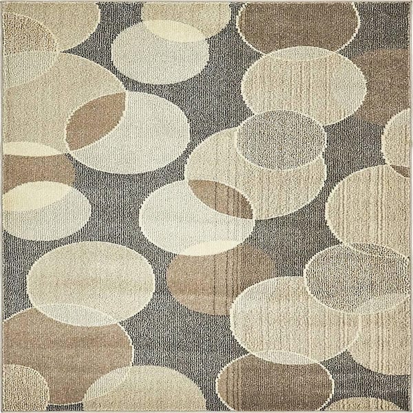 Chromatic Seaside Gray 4' 0 x 6' 0 Area Rug