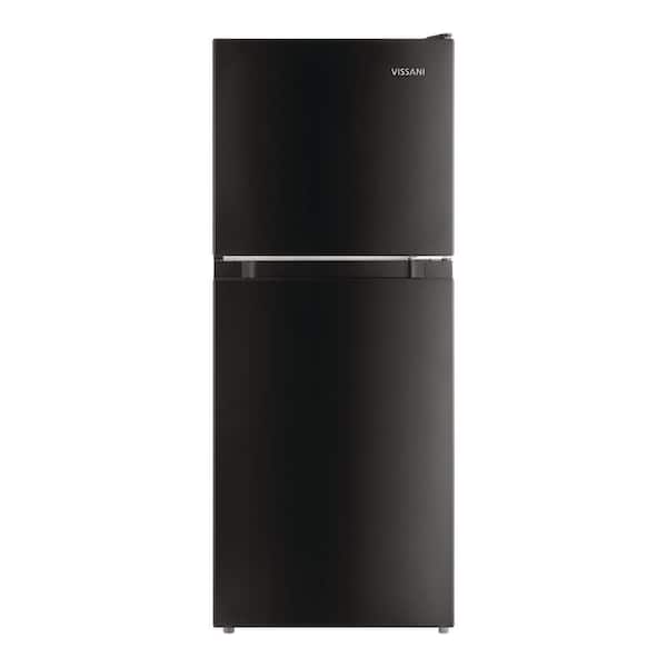 4.5 cu. Ft. Mini Refrigerator with Glass Shelves, Top Freezer, and Energy Efficiency in Black