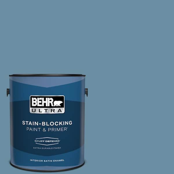 BEHR ULTRA 1 gal. #PPU14-04 French Court Extra Durable Satin Enamel Interior Paint & Primer