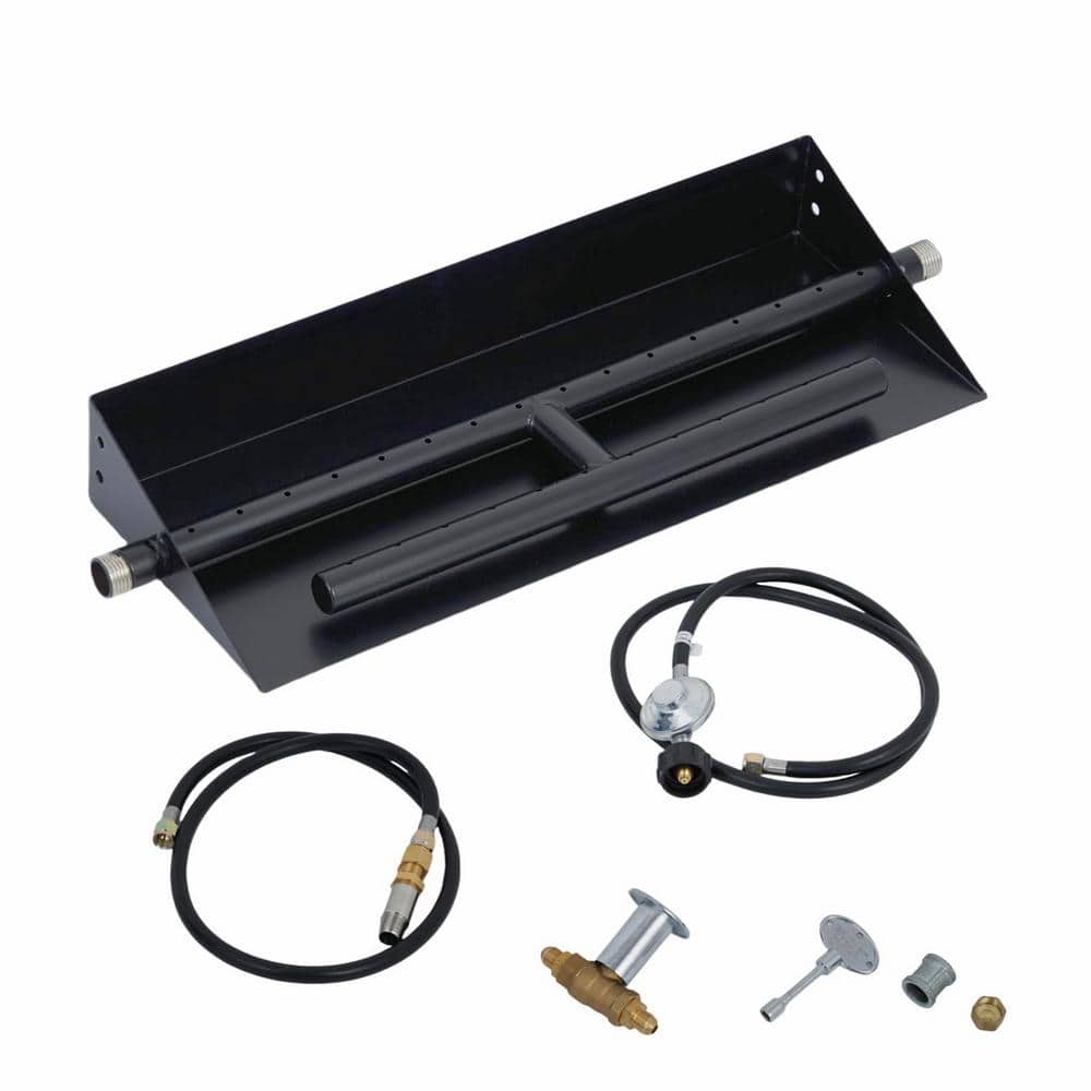 22.5 in. x 6 in. Outdoor Rectangular Carbon Steel Drop in Fire Pit Pan for Natural Gas and Liquid Propane price history on PriceWatchPro