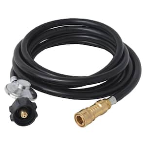 12 ft. LP Regulator Hose with 3/8 in. Quick Connect for Heater