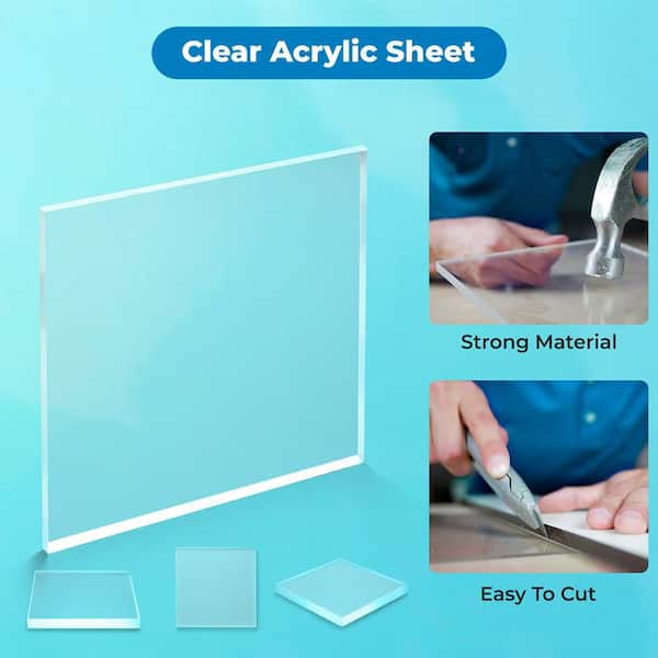 Acrylic Sheet 1/8 Royal Blue Mirror 2424 Plexiglass