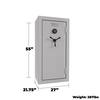 Sports Afield 26-Gun Fireproof Long Gun Safe with Electronic Lock, Bone White SA5526-AMZ-WH