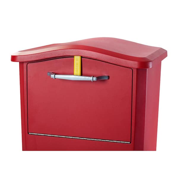 Architectural Mailboxes Elephantrunk Red, Extra Large, Steel