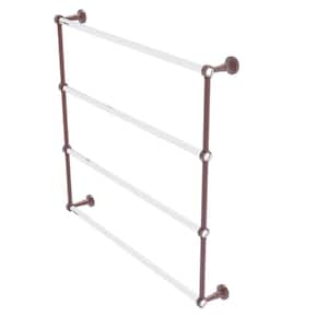 Pacific Beach 4 Tier 36 in. Ladder Towel Bar in Antique Copper