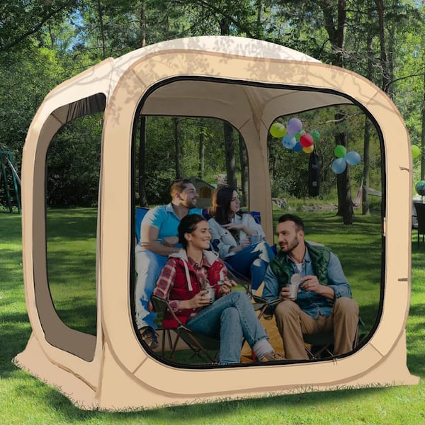 1.8M Sports Tent Pop Up Bubble Tent 71 in. L x 71 in. W x 71 in. H Outdoor Screen House Room Camping Tent Rain Tent