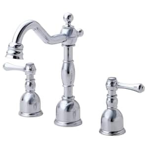 Opulence 2H Mini-Widespread Lavatory Faucet w/Metal Touch Down Drain 1.2 GPM Chrome, in Diameter, Deck Mount