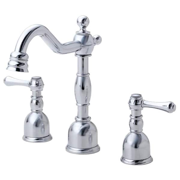 Opulence 2H Mini-Widespread Lavatory Faucet w/Metal Touch Down Drain 1.2 GPM Chrome, in Diameter, Deck Mount