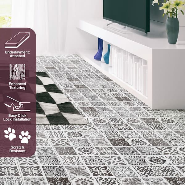 ベイビーリーフ Home Decorators Collection Baylee Tux 12 MIL x 12 in. W x 24 in. L