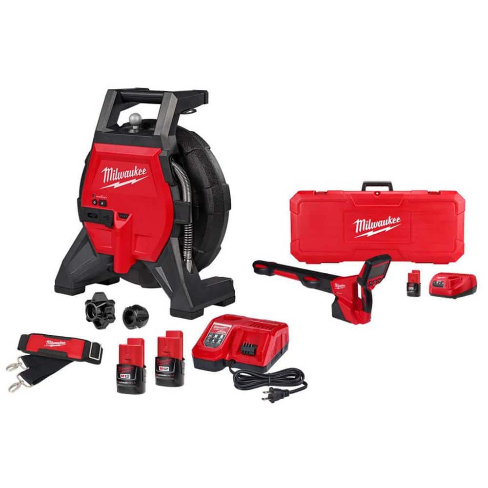 M12 12-Volt Lithium Ion 65 ft. Ultra Flexible Compact Inspection Camera Kit & M12 Cordless Handheld Pipeline Locator Kit price history on PriceWatchPro