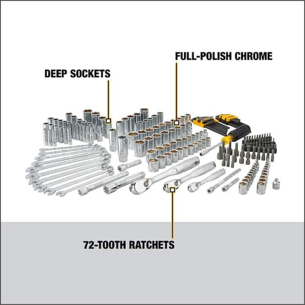 DEWALT Mechanics Tool Set (205-Piece) DWMT81534 - The Home Depot