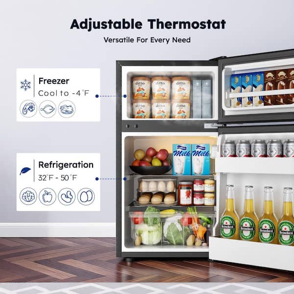 家具 s20mini SIMZLIFE 20 in. 3.2 cu. ft. Mini Refrigerator in Silver with