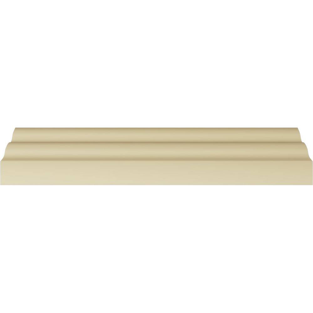 94.5" White Polyurethane Crown Fascia Moulding