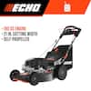 ECHO 21 in. 190 cc Briggs and Stratton Gas 3-in-1 Dual Blade RWD Self-Propelled Lawn Mower with Single Lever Deck Adjustment LM-2119SP