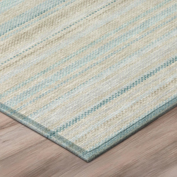 Chantille Machine Washable Indoor/Outdoor Abstract ACN3106 Linen 3 ft. x 4 ft. Area Rug
