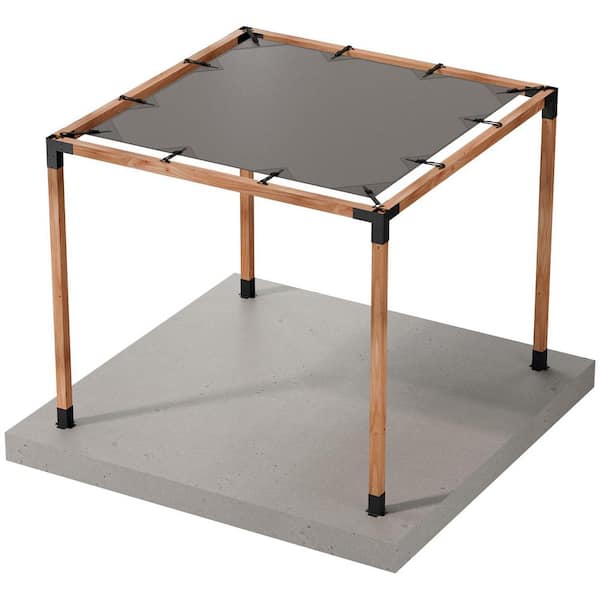 Outdoor Accents Sage System Sunshade for 10 ft. x 10 ft. Pergola, Gray