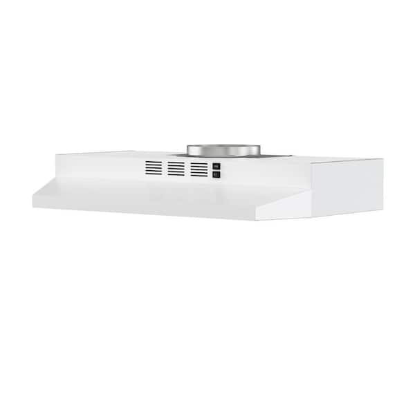 30 in. 300 CFM Kitchen Ventilation Fan with 2-Speed Exhaust Fan, Under Cabinet Range Hood, Aluminum Filter Included