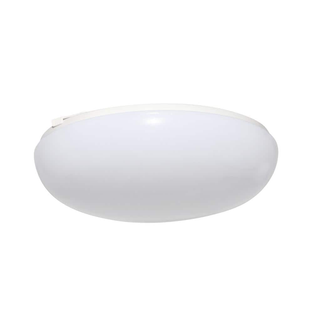 Sleek 11" White Acrylic LED Energy Star Flush Mount