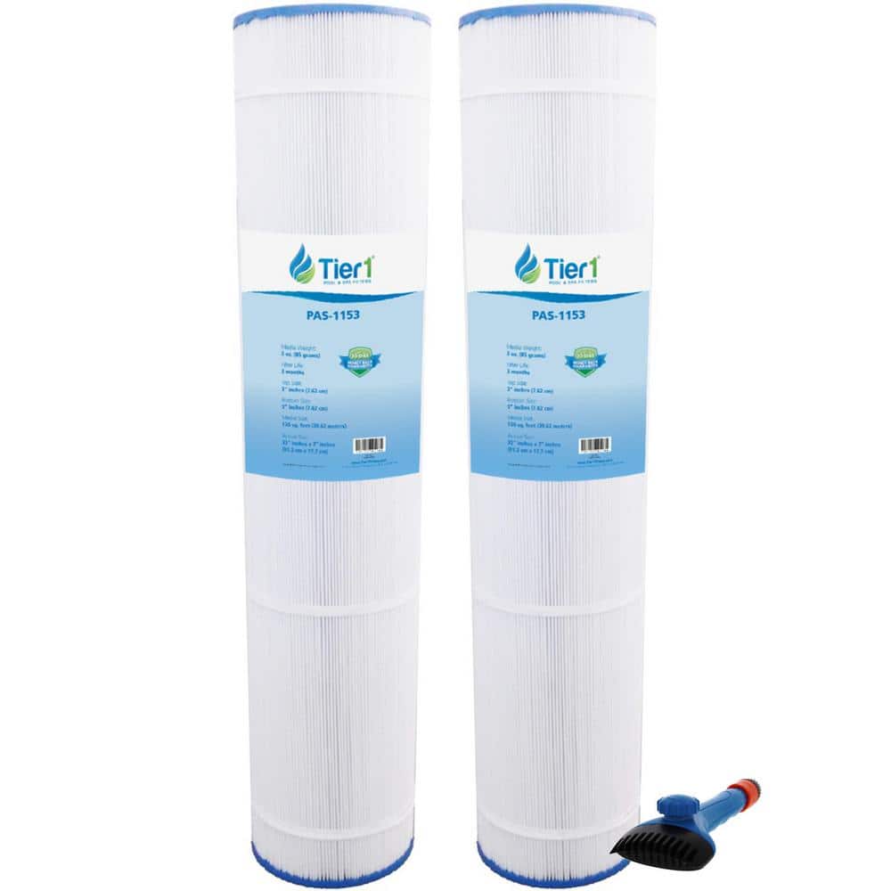 6.94 in. dia. Pool Filter Cartridge Replacement for Pentair Clean & Clear 520, PCC130, FC-1978, C-7472, R173578 (2-Pack) price history on PriceWatchPro
