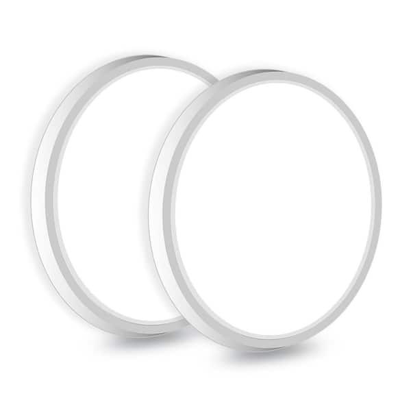 12 in. 28-Watt 3600 Lumens LED Recessed Ceiling Light for Bedroom, Living Room, 3CCT Selectable, ETL Certified (2-Pack)