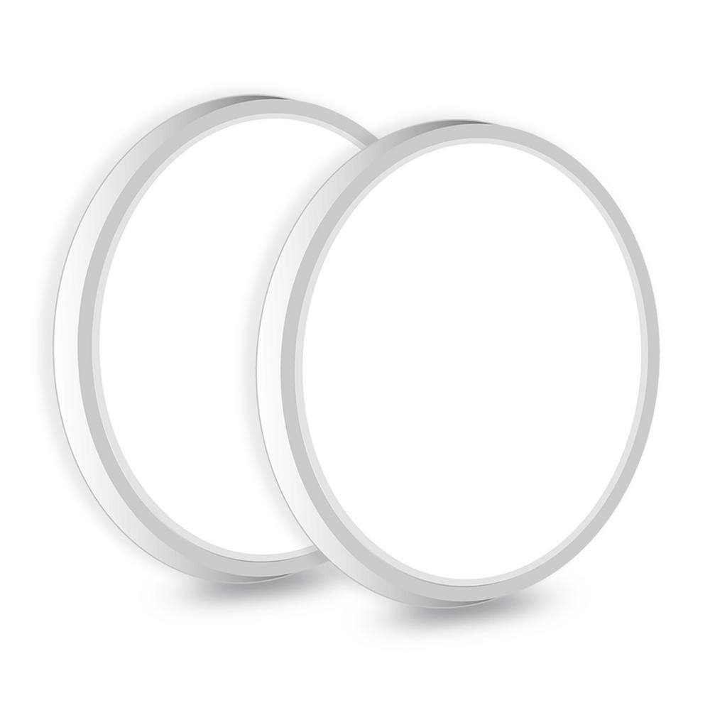 16 in. 40-Watt 4800 Lumens LED Recessed Ceiling Light for Bedroom, Living Room, 5CCT Selectable, ETL Certified (2-Pack) price history on PriceWatchPro