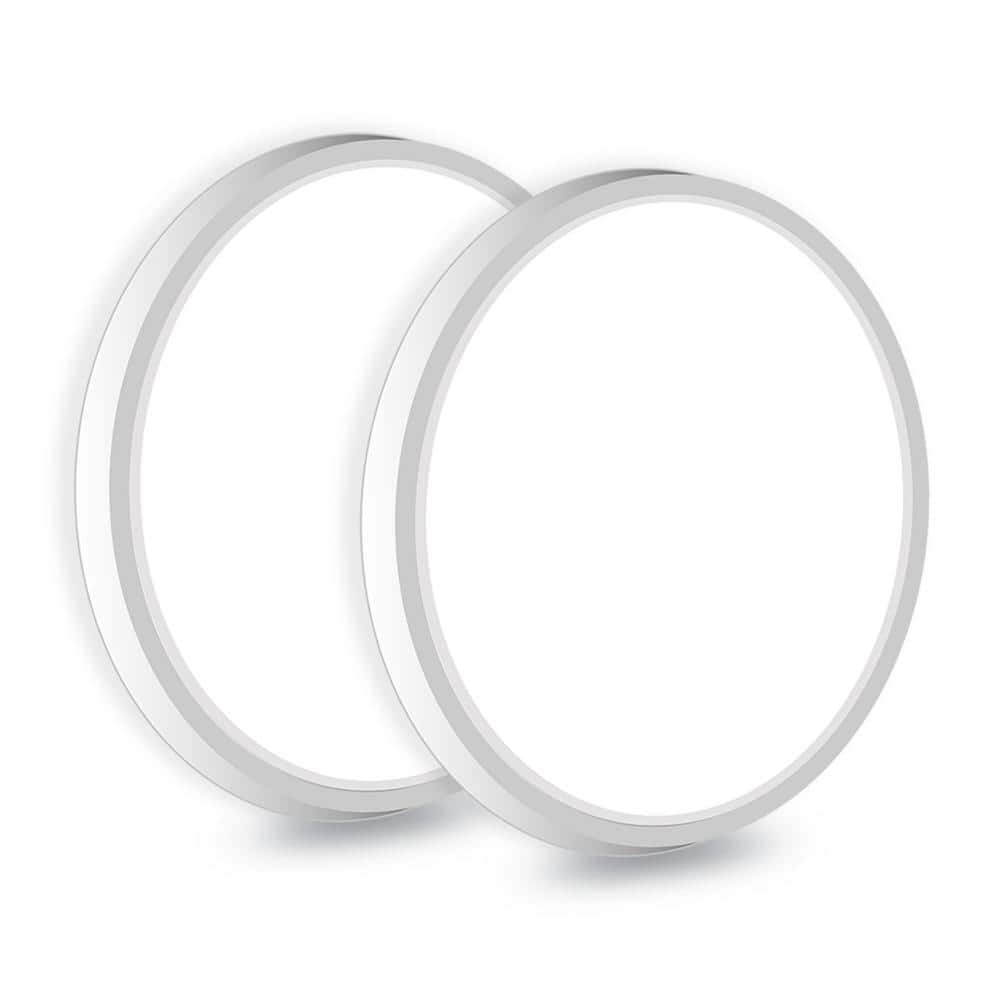 16 in. 40-Watt 4800 Lumens LED Recessed Ceiling Light for Bedroom, Living Room, 5CCT Selectable, ETL Certified (2-Pack) price history on PriceWatchPro