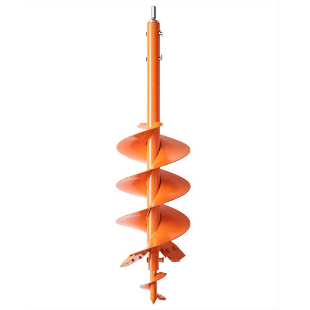 USA 28 in. x 7 in. Orange Multi-Purpose Bulb Plant Auger