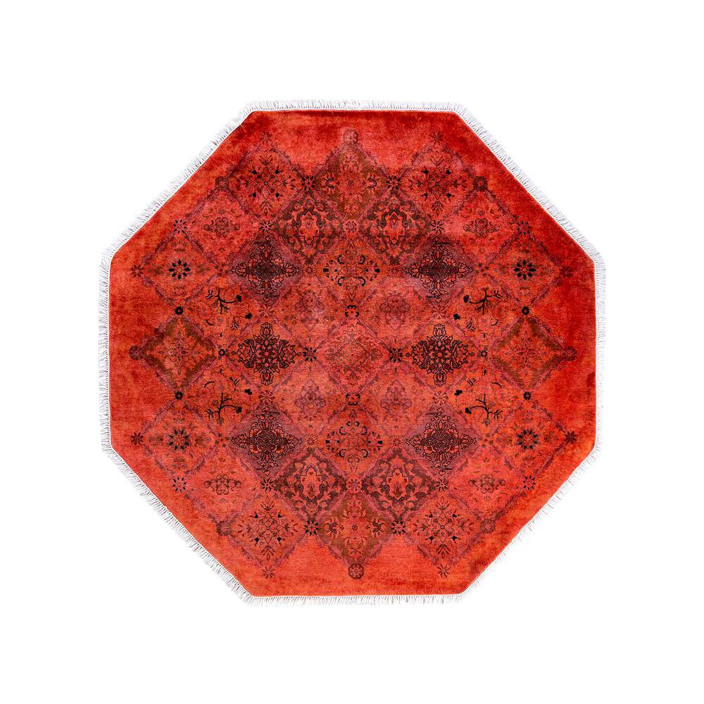 Fine Vibrance Pink 5 ft. x 8 ft. Solid Wool Indoor Area Rug price history on PriceWatchPro
