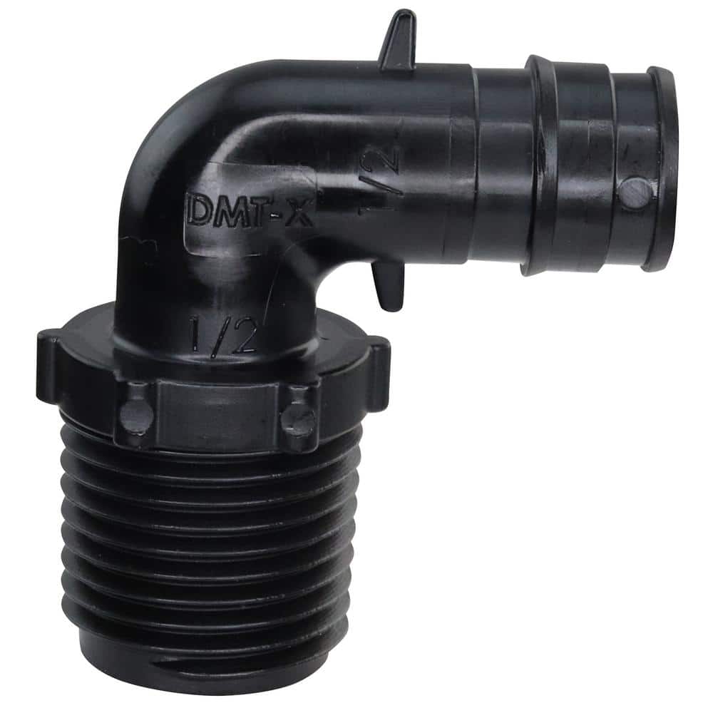 1/2 in. x 1/2 in. Poly Alloy PEX-A Expansion Barb x MNPT Male 90-Degree Elbow Adapter (5-Pack) price history on PriceWatchPro
