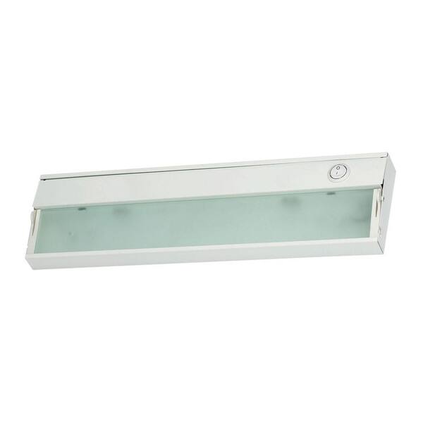 Titan Lighting Aurora 1-Light White Under Cabinet Light