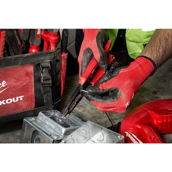 Milwaukee - 9 in. 7-in-1 High Leverage Combination Wire Stripper/Cutter Pliers