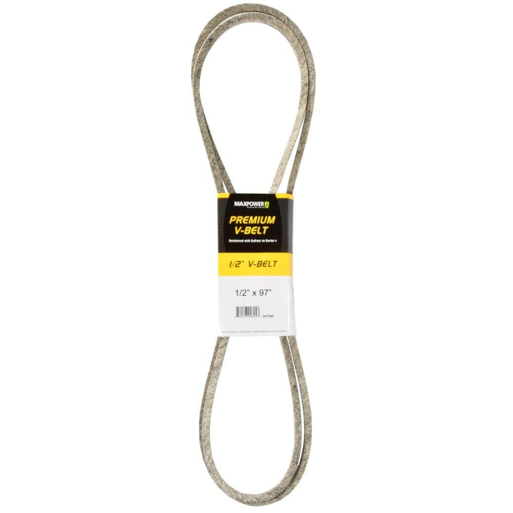 MaxPower 1/2 in. x 97 in. Premium V-Belt 347540 - The Home Depot