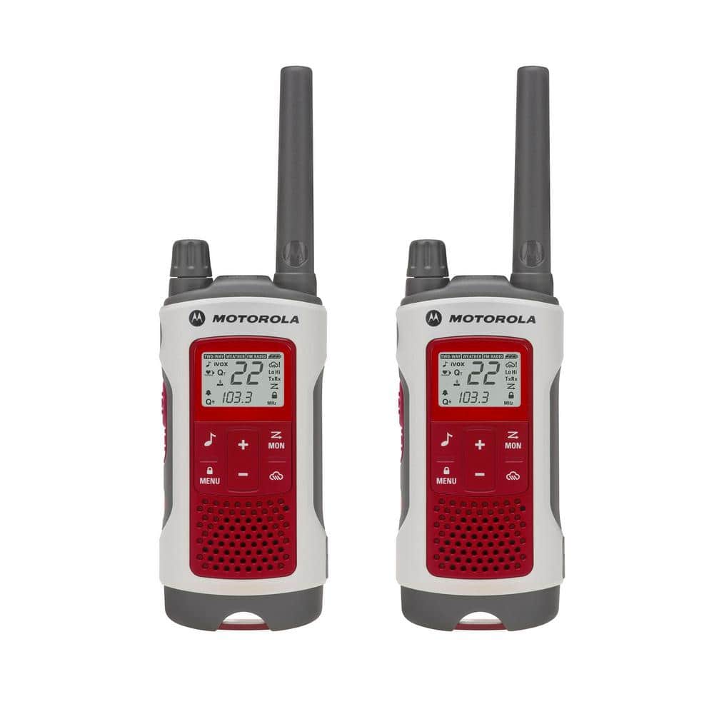 MOTOROLA Talkabout Radio (2-Pack) T482 The Home Depot