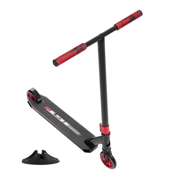 SKYSHALO Stunt Scooter Street Trick Scooters, Double Layer Lightweight Deck, Children& Adults