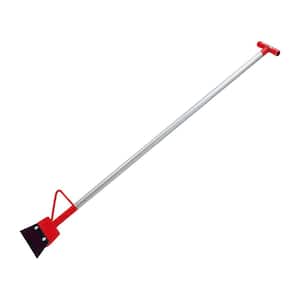 7 in. Wide Floor Scraper and Stripper with 48 in. Handle and Foot Peg
