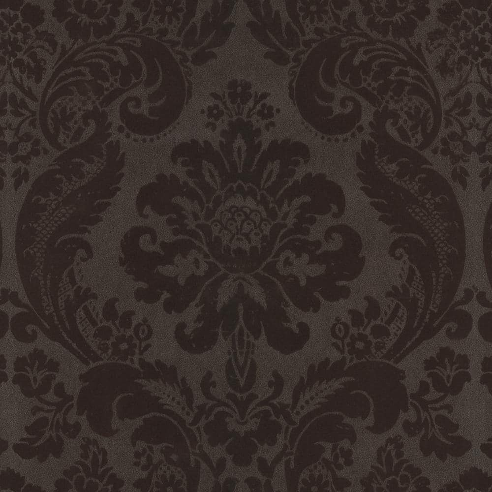 Holden Clara Damask Rose Gold Italian Heavyweight Vinyl Wallpaper