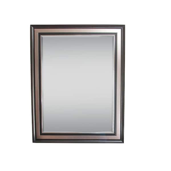 Simpli Home 49 in. x 39 in. Townsend Decorative Framed Mirror