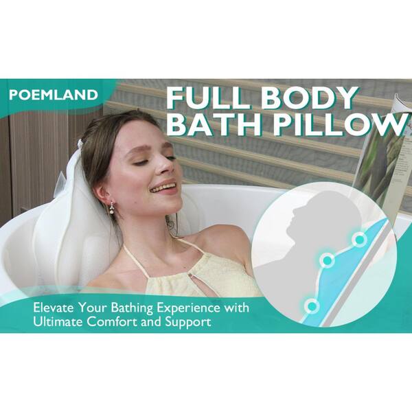 SlipX Solutions Foot Friendly Pillow Top Plus Safety Bath Mat, 15 X 27 Pillow Top Plus Safety Bath Mat Gray 2d5fbd84 88f0 4391 9c4f 03545cae21df.f56748abf798660ac29f7b3c3f75928d