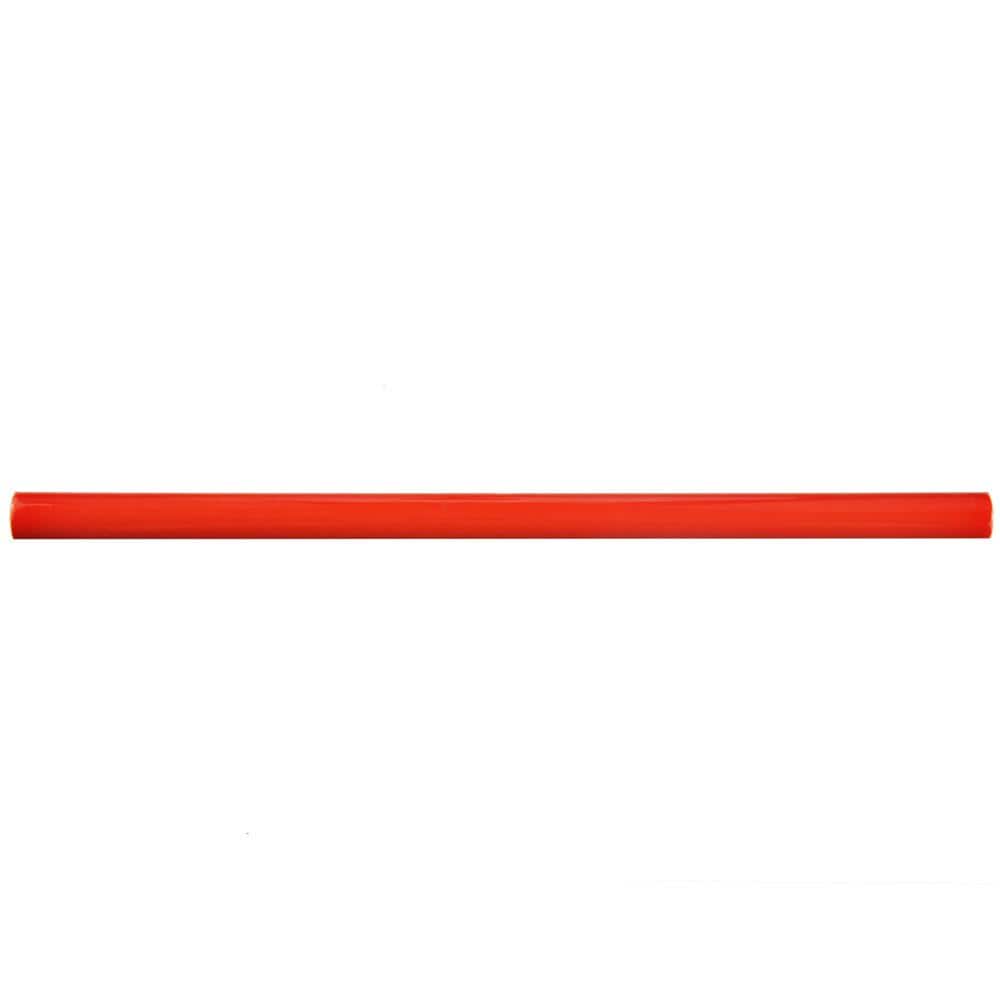 Twist Red Cherry 1/2 in. x 11-3/4 in. Glossy Ceramic Wall Tile Trim price history on PriceWatchPro