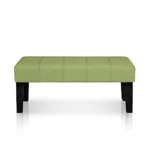 Sandor Green Fabric Upholstered 42"L x 17"W x 18"H Bench
