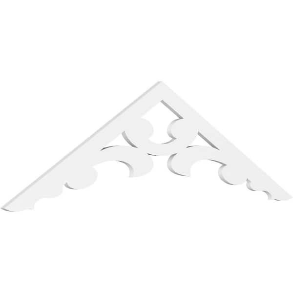 Ekena Millwork Vienna 1 in. D x 21 in. W x 72 in. L Signature Urethane Gable Pediment