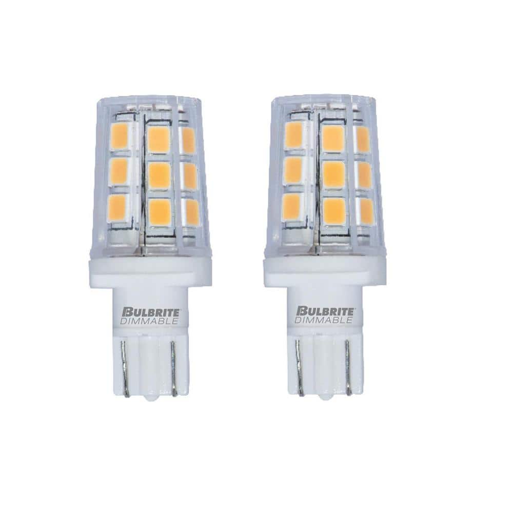 15 - Watt Equivalent Soft White Light T3 (Wedge), Dimmable Clear LED Light 