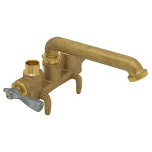 Gerber Classics 2-Handle Laundry Utility Faucet in Rough Brass